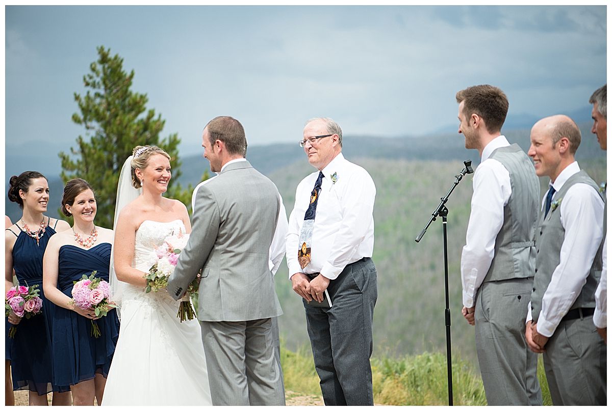 Granby Ranch wedding on top of the mountain