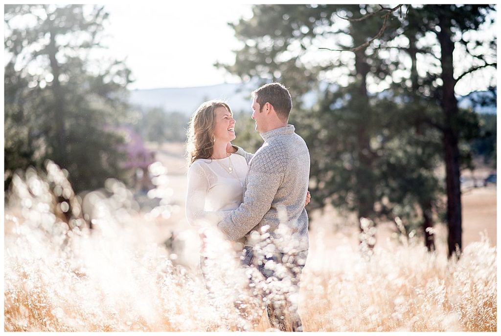 Engagement session in Evergreen