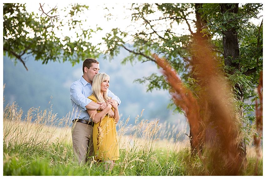 Beautiful Colorado Engagement Session in Boulder yellow dream