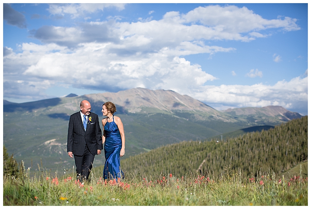 Breckenridge Colorado Mountain top wedding