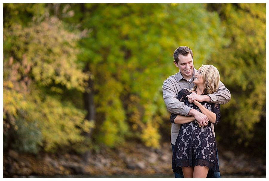 Colorado engagement session in the fall