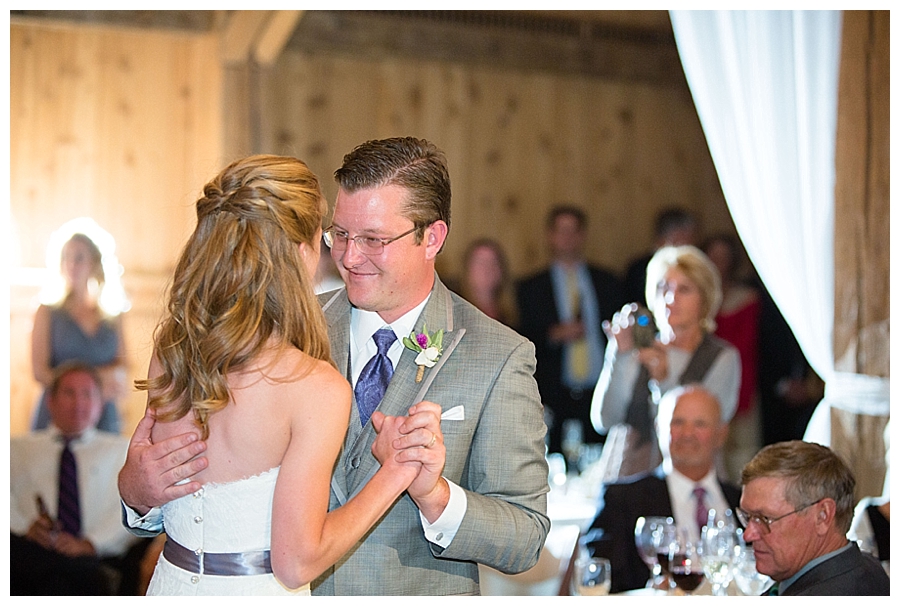 1st Dance in the broad axe barn